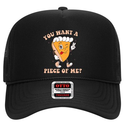 Pumpkin Pie Thanksgiving You Want A Piece Of Me Cute Funny Trucker Hat