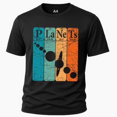 Planets Periodic Table Elements Solar System Planets Performance Shirt