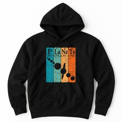 Planets Periodic Table Elements Solar System Planets Hoodie