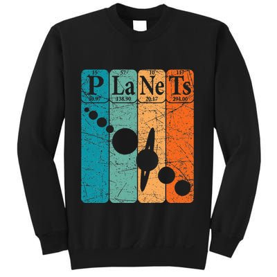 Planets Periodic Table Elements Solar System Planets Sweatshirt