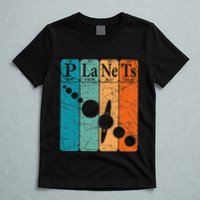 Planets Periodic Table Elements Solar System Planets T-Shirt