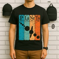 Planets Periodic Table Elements Solar System Planets T-Shirt