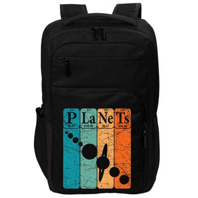 Planets Periodic Table Elements Solar System Planets Impact Tech Backpack
