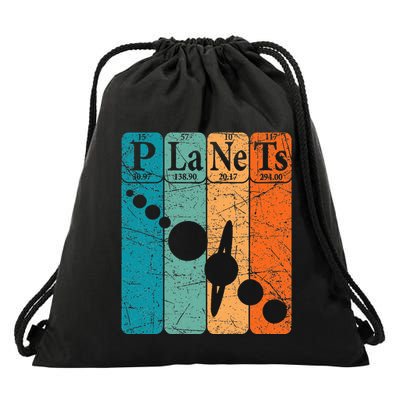 Planets Periodic Table Elements Solar System Planets Drawstring Bag