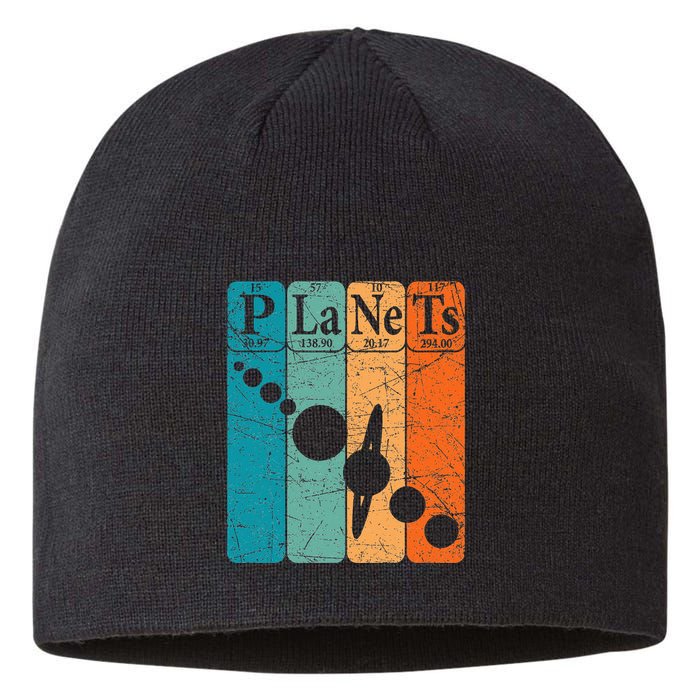 Planets Periodic Table Elements Solar System Planets Sustainable Beanie