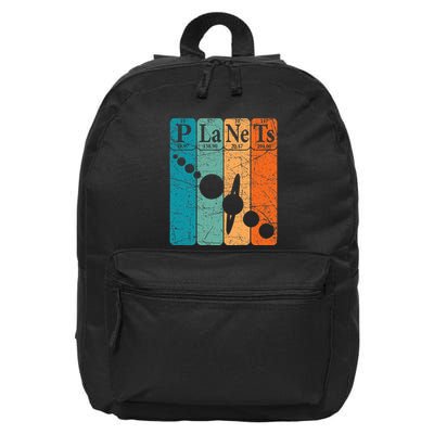 Planets Periodic Table Elements Solar System Planets 16 in Basic Backpack