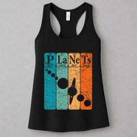Planets Periodic Table Elements Solar System Planets Womens Tank Top