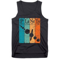 Planets Periodic Table Elements Solar System Planets Tank Top