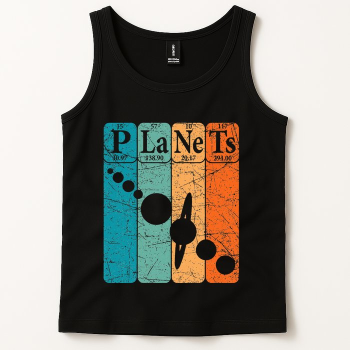 Planets Periodic Table Elements Solar System Planets Tank Top