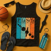 Planets Periodic Table Elements Solar System Planets Tank Top