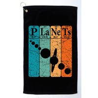 Planets Periodic Table Elements Solar System Planets Golf Towel