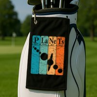 Planets Periodic Table Elements Solar System Planets Golf Towel
