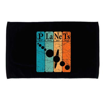 Planets Periodic Table Elements Solar System Planets Microfiber Hand Towel