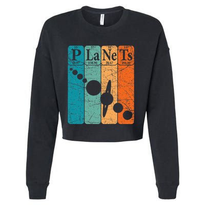 Planets Periodic Table Elements Solar System Planets Cropped Pullover Crew