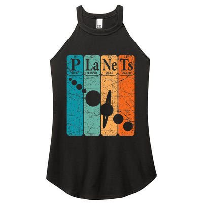 Planets Periodic Table Elements Solar System Planets Women's Perfect Tri Rocker Tank
