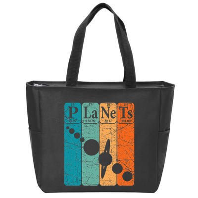 Planets Periodic Table Elements Solar System Planets Zip Tote Bag