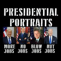 Presidential Portraits Trump More Jobs Obama No Jobs Bush 16 in Basic Backpack