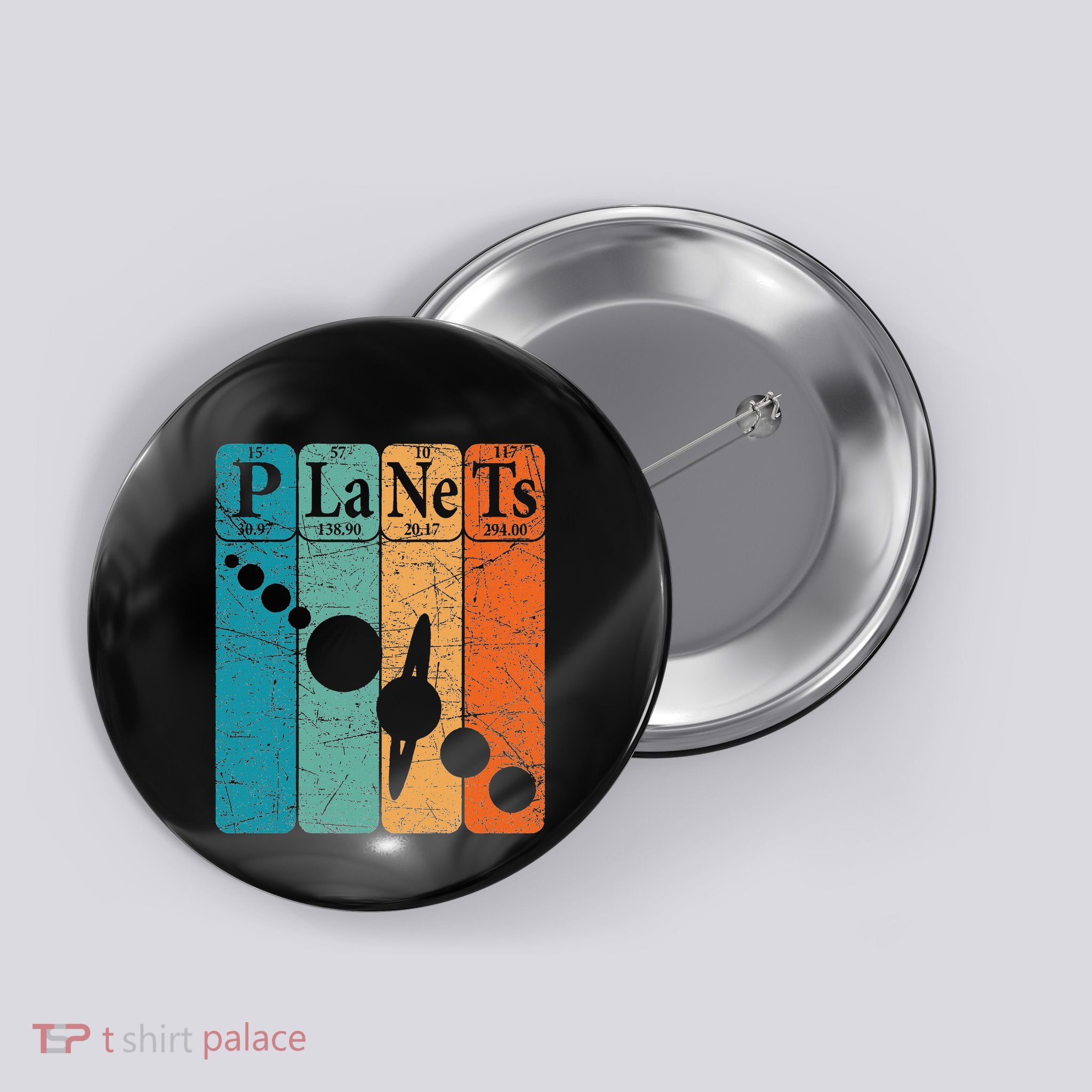 Planets Periodic Table Elements Solar System Planets Button