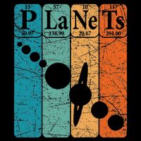 Planets Periodic Table Elements Solar System Planets Poster
