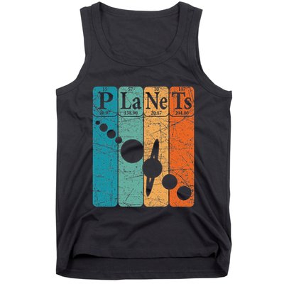 Planets Periodic Table Elements Solar System Planets Tank Top