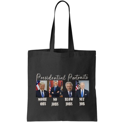 Presidential Portraits Trump Obama Bush Bag