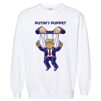 Putin'S Puppet Trump Is A Russian Asset Political Parody Garment-Dyed Sweatshirt