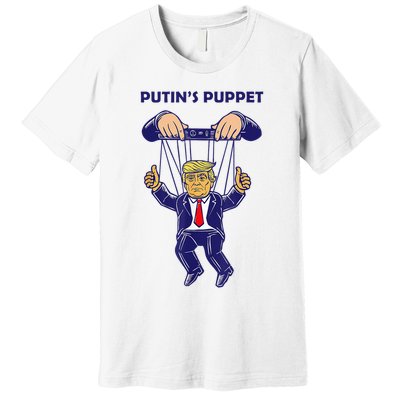 Putin'S Puppet Trump Is A Russian Asset Political Parody Premium T-Shirt