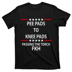 Pee Pads To Knee Pads Passing Funny Patriot T-Shirt