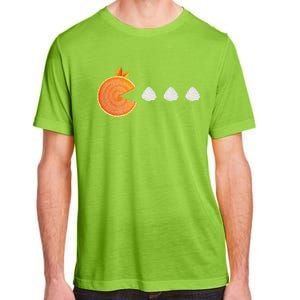 Pumpkin Pie Thanksgiving Whipped Cream Dollop Autumn Fall Adult ChromaSoft Performance T-Shirt