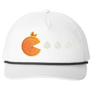 Pumpkin Pie Thanksgiving Whipped Cream Dollop Autumn Fall Snapback Five-Panel Rope Hat