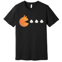 Pumpkin Pie Thanksgiving Whipped Cream Dollop Autumn Fall Premium T-Shirt