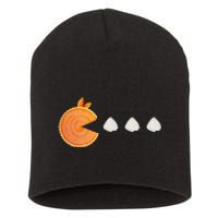 Pumpkin Pie Thanksgiving Whipped Cream Dollop Autumn Fall Short Acrylic Beanie