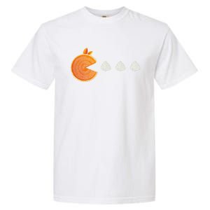 Pumpkin Pie Thanksgiving Whipped Cream Dollop Autumn Fall Garment-Dyed Heavyweight T-Shirt