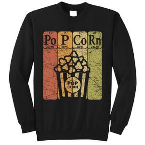 Popcorn Periodic Table Elements Cinema Lover Movie Snack Sweatshirt