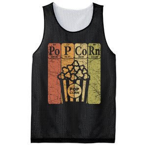 Popcorn Periodic Table Elements Cinema Lover Movie Snack Mesh Reversible Basketball Jersey Tank