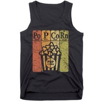 Popcorn Periodic Table Elements Cinema Lover Movie Snack Tank Top