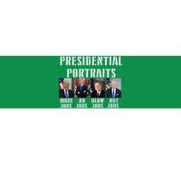 Presidential Portraits Trump More Jobs Obama No Jobs Bush Bumper Sticker