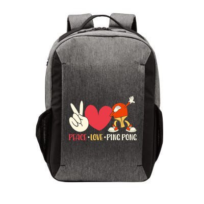 Ping Pong Table Tennis Paddle Peace Love Ping Pong Vector Backpack