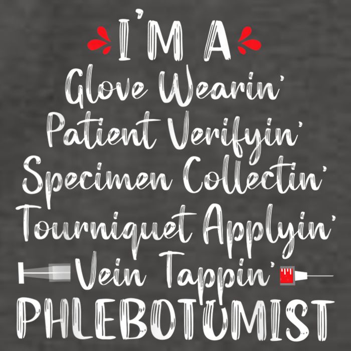Phlebotomist Phlebotomy Technician Funny Nurse Clinical Vector Backpack