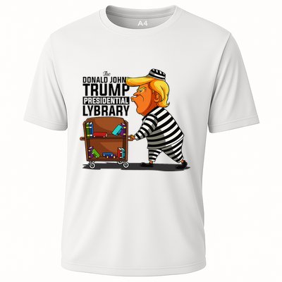Prison Prisoner Trump Presidential Library Funny Anti Trump Performance Shirt