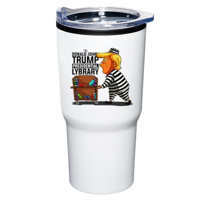 Prison Prisoner Trump Presidential Library Funny Anti Trump Tumbler