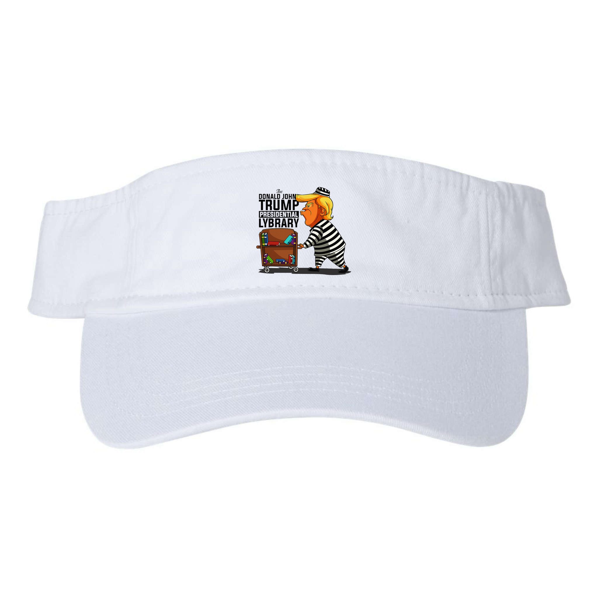Prison Prisoner Trump Presidential Library Funny Anti Trump Visor