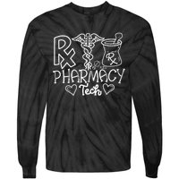 Pharmacist Pharmacy Technician Pharmer Pharmacology Student Tie-Dye Long Sleeve Shirt