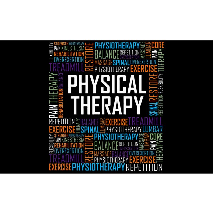 PT Physical Therapy Gift Words Therapist Month Bumper Sticker