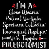 Phlebotomist Phlebotomy Technician Funny Nurse Clinical 16 in Basic Backpack