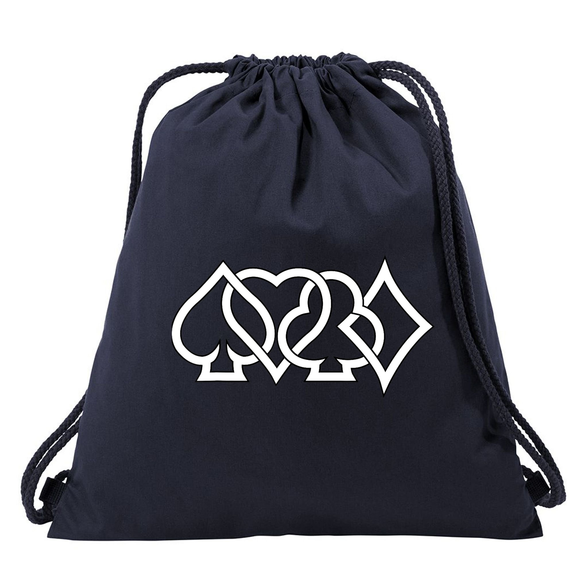 Poker Player Texas Hold'Em Poker Drawstring Bag