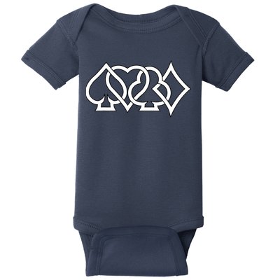 Poker Player Texas Hold'Em Poker Baby Bodysuit