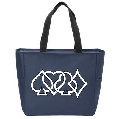 Poker Player Texas Hold'Em Poker Zip Tote Bag