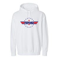 Propaganda Political Top Gun Garment-Dyed Fleece Hoodie