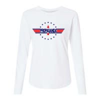 Propaganda Political Top Gun Womens Cotton Relaxed Long Sleeve T-Shirt